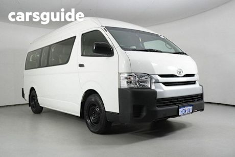 White 2017 Toyota Hiace Bus Commuter (12 Seats)