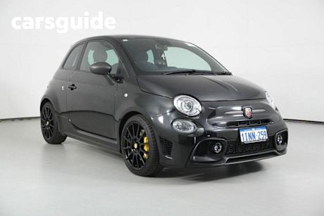 Black 2023 Abarth 695 Hatchback Competizione