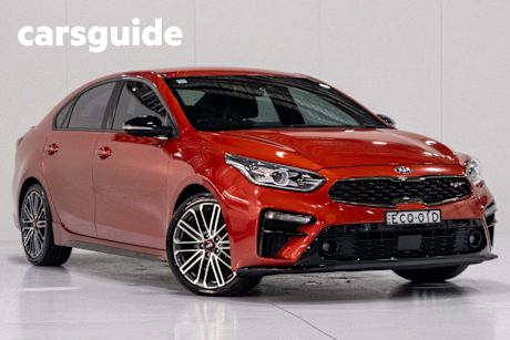 Orange 2019 Kia Cerato Sedan GT (turbo)