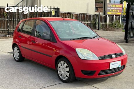 Red 2004 Ford Fiesta Hatch LX