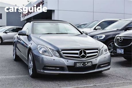 Silver 2011 Mercedes-Benz E250 Cabriolet CGI Avantgarde