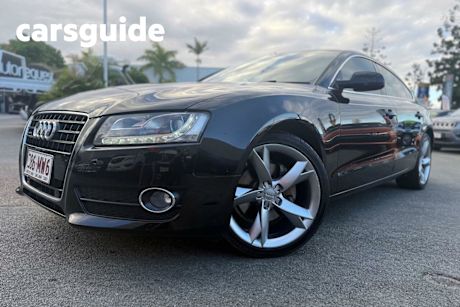 Black 2009 Audi A5 Hatch Sportback S Tronic Quattro