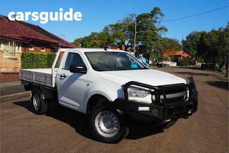 White 2020 Isuzu D-MAX Cab Chassis SX (4X2)