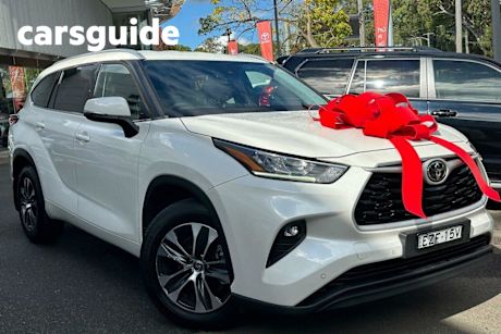 White 2021 Toyota Kluger Wagon GXL AWD