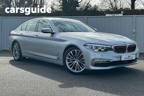 Silver 2017 BMW 520D Sedan Luxury Line