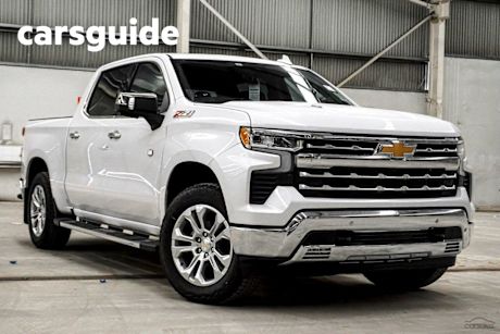 White 2024 Chevrolet Silverado Crew Cab Pickup 1500 LTZ Premium