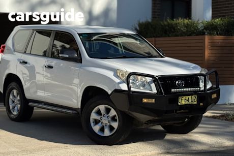 White 2012 Toyota Landcruiser Prado Wagon GX (4X4)