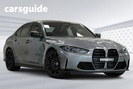 Grey 2022 BMW M3 Sedan Competition M Steptronic M xDrive