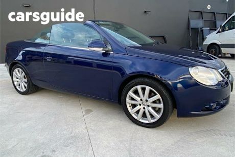 Blue 2007 Volkswagen EOS Convertible 2.0T FSI