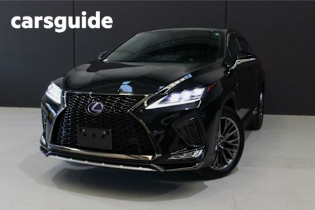 Black 2019 Lexus RX450H Wagon F Sport Hybrid