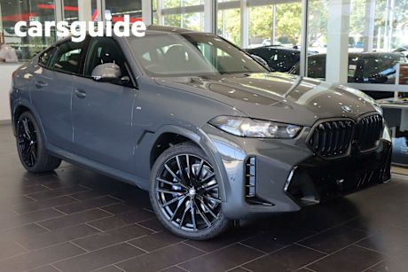 Grey 2024 BMW X6 Coupe Xdrive30D M Sport Mhev
