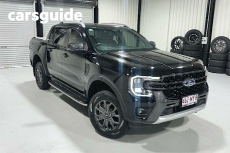 Black 2023 Ford Ranger Double Cab Pick Up Wildtrak 3.0 (4X4)