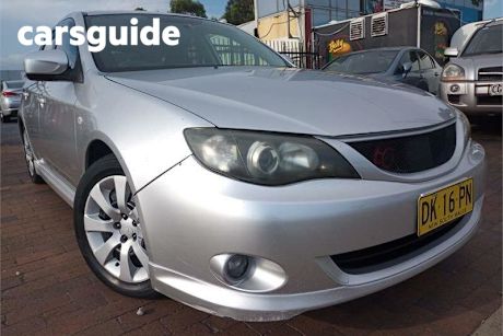 Silver 2007 Subaru Impreza Hatchback RS (awd)