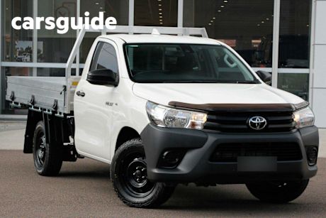 White 2023 Toyota Hilux Cab Chassis Workmate (4X2)
