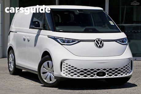 White 2025 Volkswagen ID. Buzz Cargo Commercial BEV550 SWB