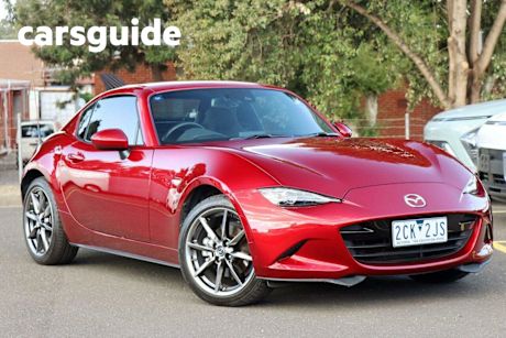 Red 2021 Mazda MX-5 Convertible RF GT