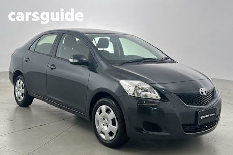 Grey 2013 Toyota Yaris Sedan YRS