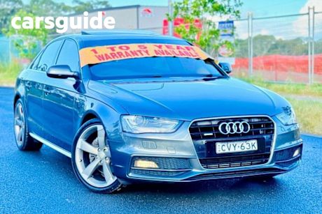 Grey 2014 Audi A4 Sedan 2.0 Tfsi S-Line Quattro