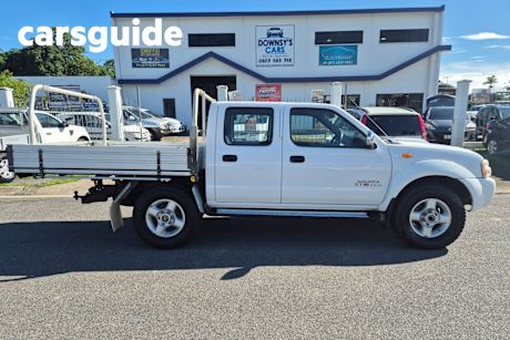 White 2009 Nissan Navara Dual Cab Pick-up ST-R (4X4)