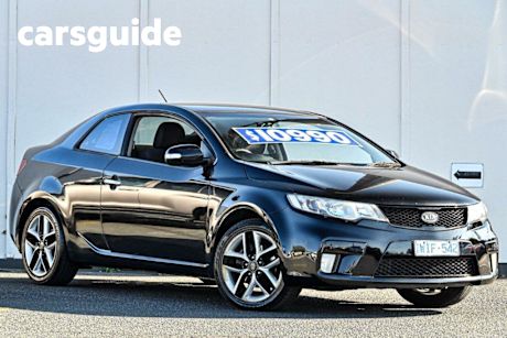 Black 2009 Kia Cerato Coupe Koup