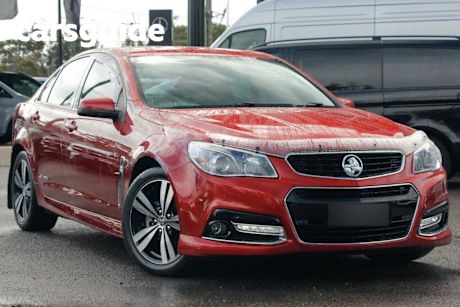 Red 2015 Holden Commodore Sedan SV6 Storm