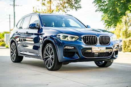 Blue 2018 BMW X3 Wagon Xdrive 30I