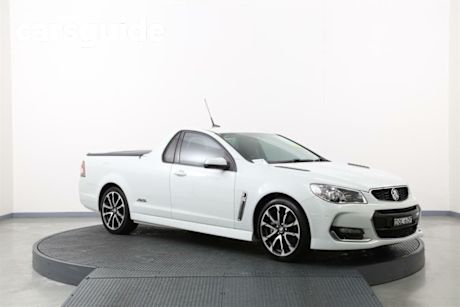 White 2017 Holden UTE Utility SS
