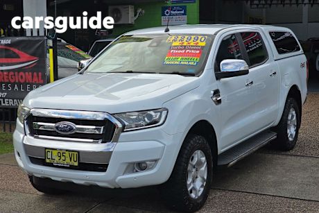 White 2018 Ford Ranger Dual Cab Utility XLT 3.2 (4X4)