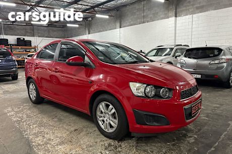 Red 2015 Holden Barina Sedan CD