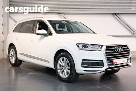 White 2018 Audi Q7 Wagon 3.0 TDI Quattro