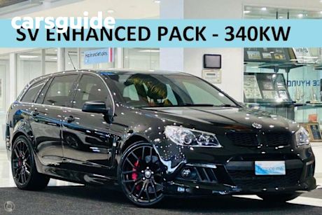 Black 2013 HSV Clubsport Wagon R8 Tourer