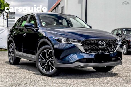 Blue 2025 Mazda CX-5 Wagon G25 SKYACTIV-Drive i-ACTIV AWD Touring