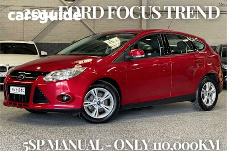 Red 2014 Ford Focus Hatch Trend