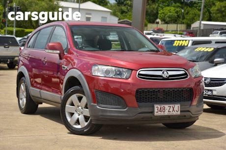 Red 2015 Holden Captiva Wagon 7 LS Active (fwd)