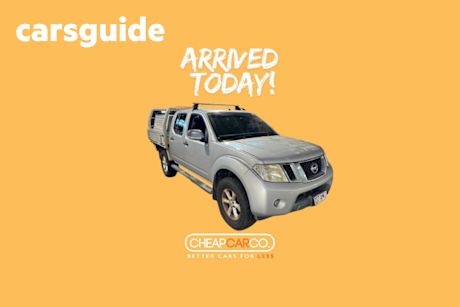 Silver 2011 Nissan Navara Dual Cab Pick-up ST-X (4X4)