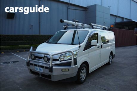 White 2020 Toyota Hiace Van LWB (4 Door Option)