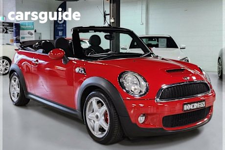 Red 2010 Mini Cabrio Convertible Cooper S