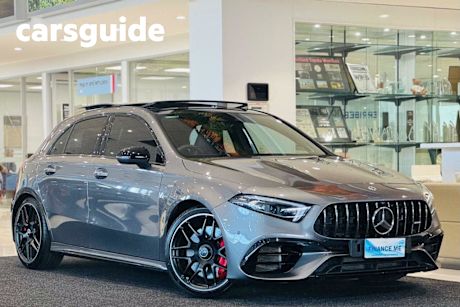 Grey 2020 Mercedes-Benz A45 Hatchback S 4Matic+