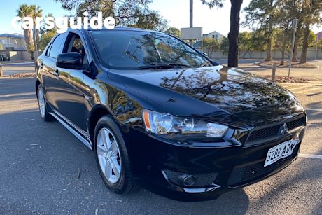Black 2009 Mitsubishi Lancer Hatchback VR Sportback