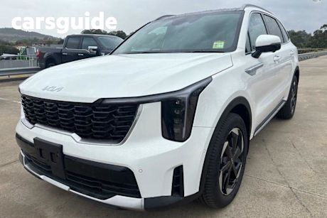 White 2025 Kia Sorento Wagon GT-Line HEV FWD
