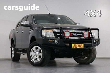 Grey 2014 Ford Ranger Dual Cab Utility XLT 3.2 (4X4)