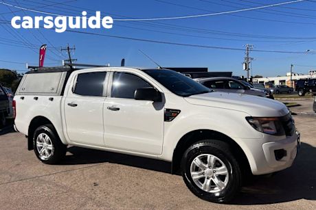 White 2014 Ford Ranger Crew Cab Pickup XL 2.2 HI-Rider (4X2)