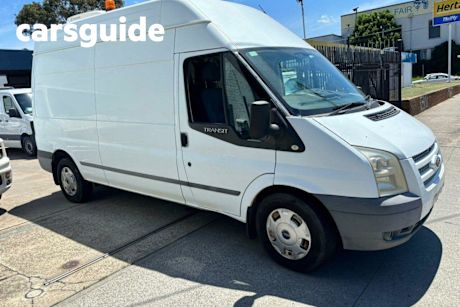 White 2012 Ford Transit Van Jumbo LWB High Roof