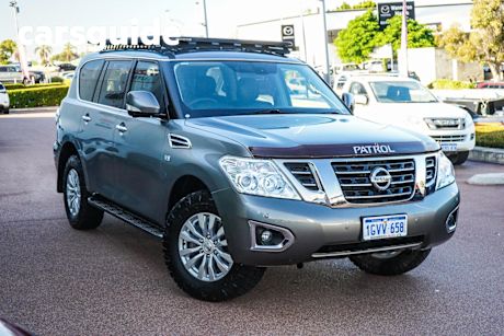 Grey 2019 Nissan Patrol Wagon TI (4X4) (5YR)