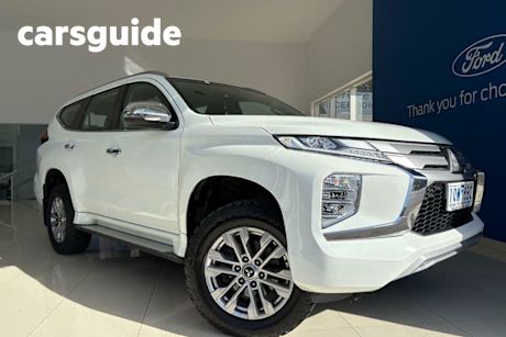 White 2019 Mitsubishi Pajero Sport Wagon GLX (4X4) 5 Seat