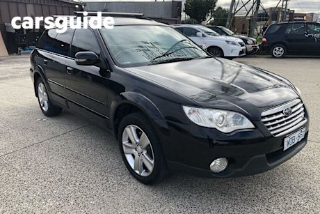 Black 2008 Subaru Outback Wagon 2.5I Luxury Edition