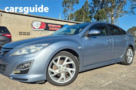 Blue 2010 Mazda 6 Hatchback Luxury Sports