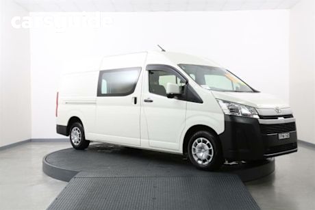 White 2021 Toyota Hiace Van Slwb