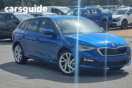 Blue 2022 Skoda Scala Hatchback Ambition 85TSI