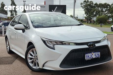 White 2021 Toyota Corolla Sedan Ascent Sport